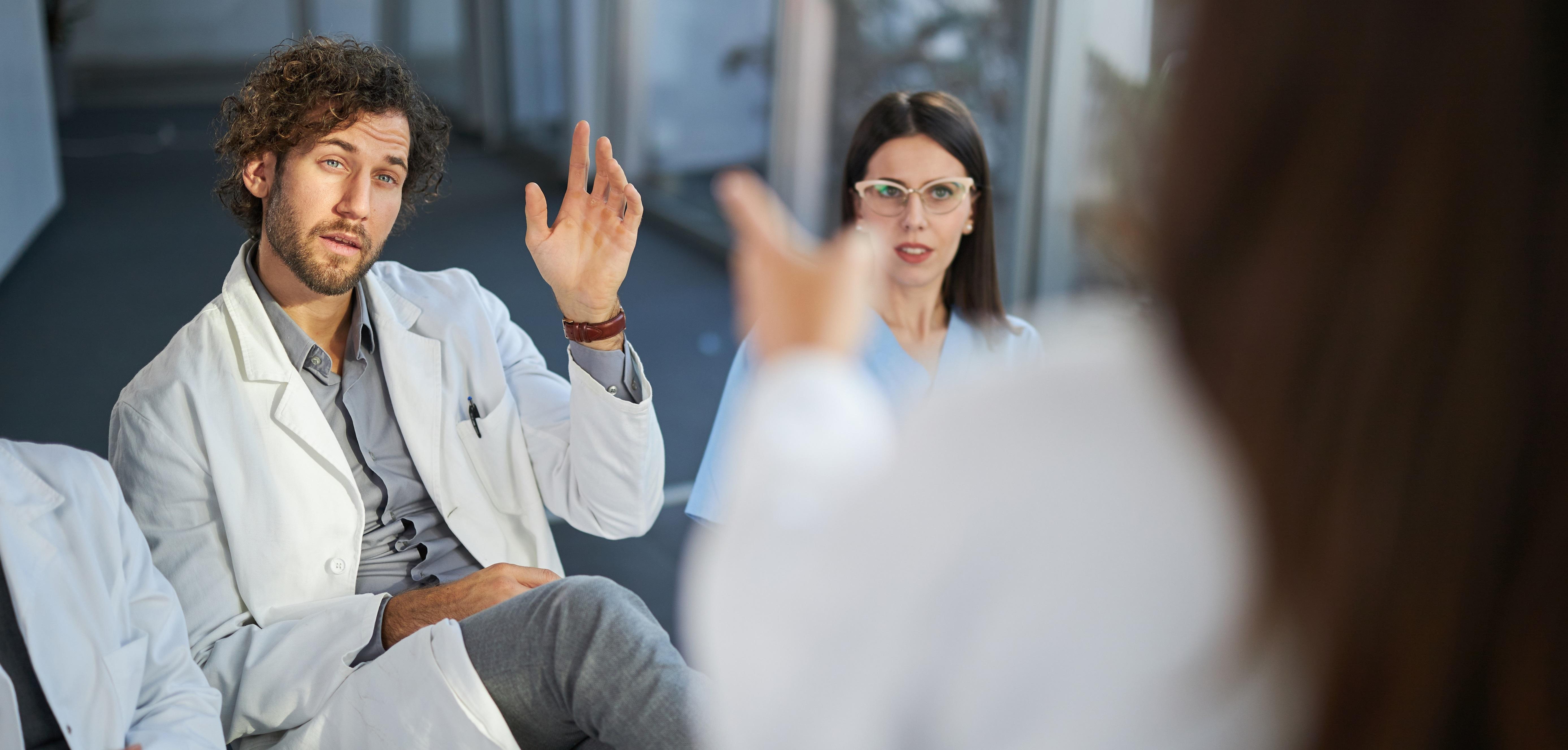 doctor asking something