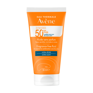av_sun care_fragrance-free fluid 50+_front_50ml